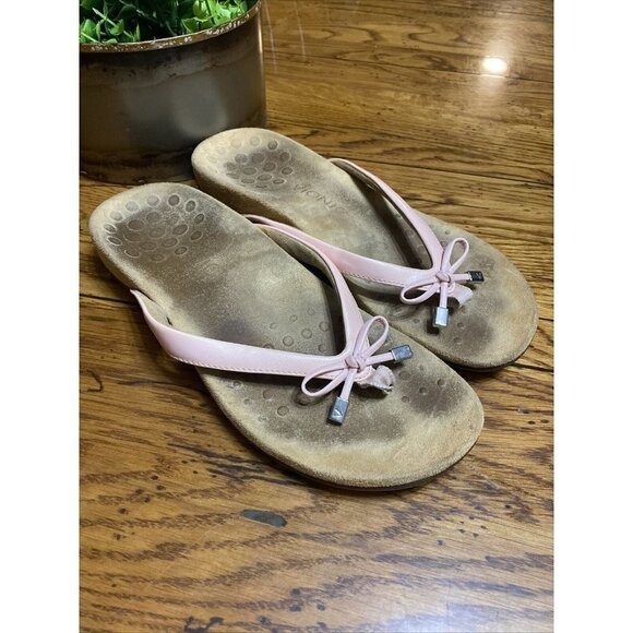 VIONIC Bella II Toe Post Casual Sandals Pink US Size 9.5 - Picture 2 of 6